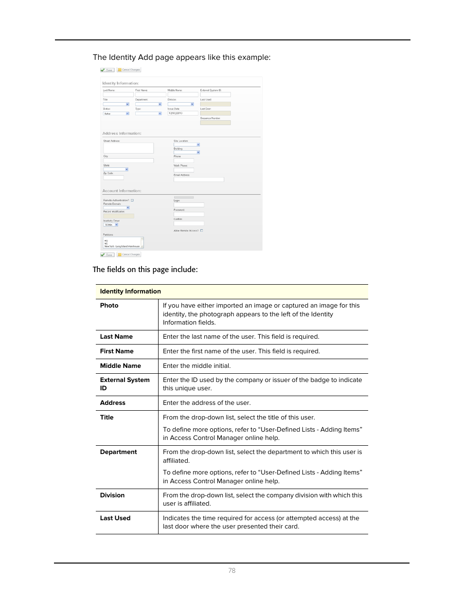 Avigilon Access Control Manager - Avigilon Workflow Guide User Manual | Page 82 / 119