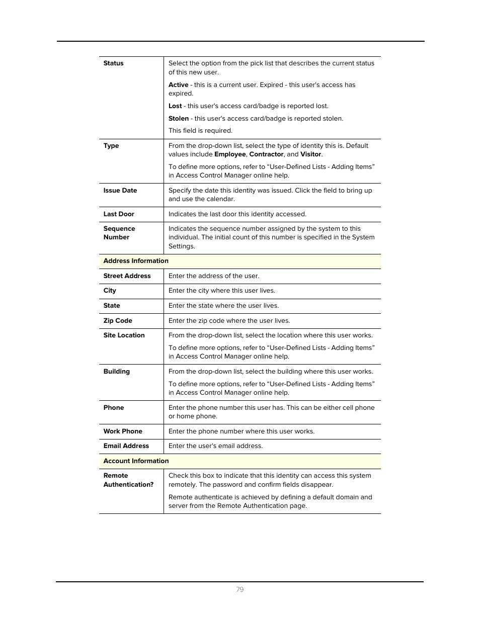 Avigilon Access Control Manager - Avigilon Workflow Guide User Manual | Page 83 / 119