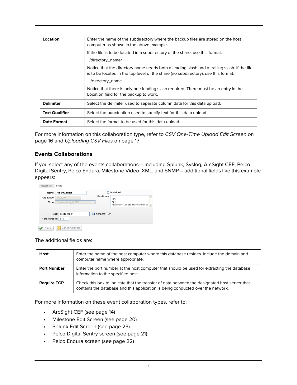 Events collaborations | Avigilon Access Control Manager - Collaboration User Manual | Page 12 / 36