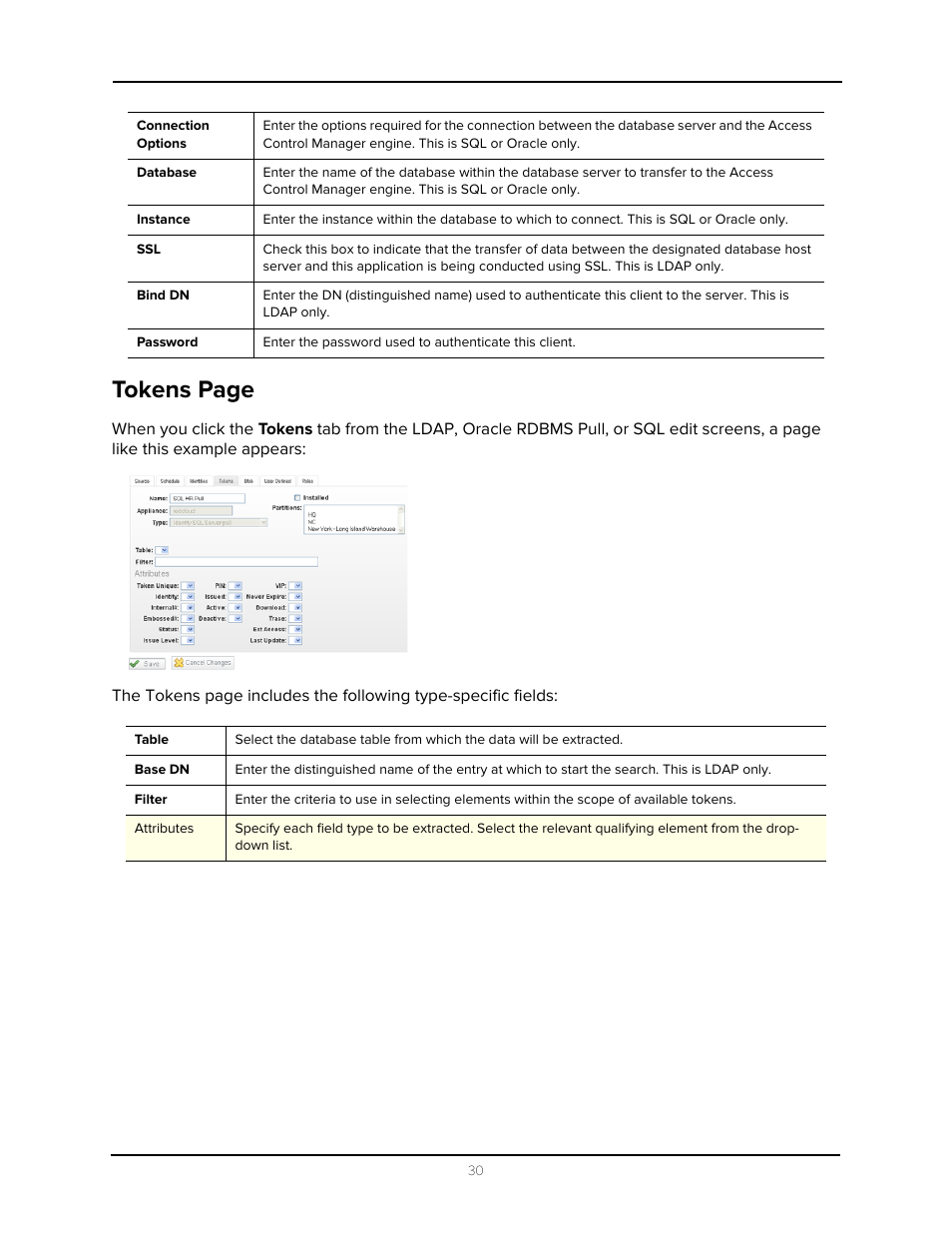 Tokens page | Avigilon Access Control Manager - Collaboration User Manual | Page 35 / 36