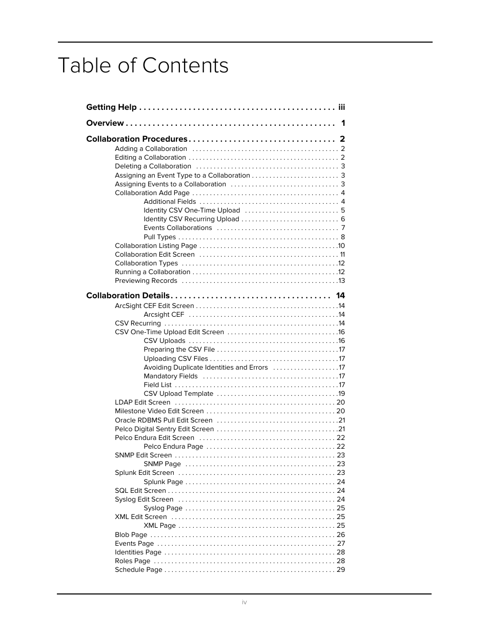 Avigilon Access Control Manager - Collaboration User Manual | Page 4 / 36