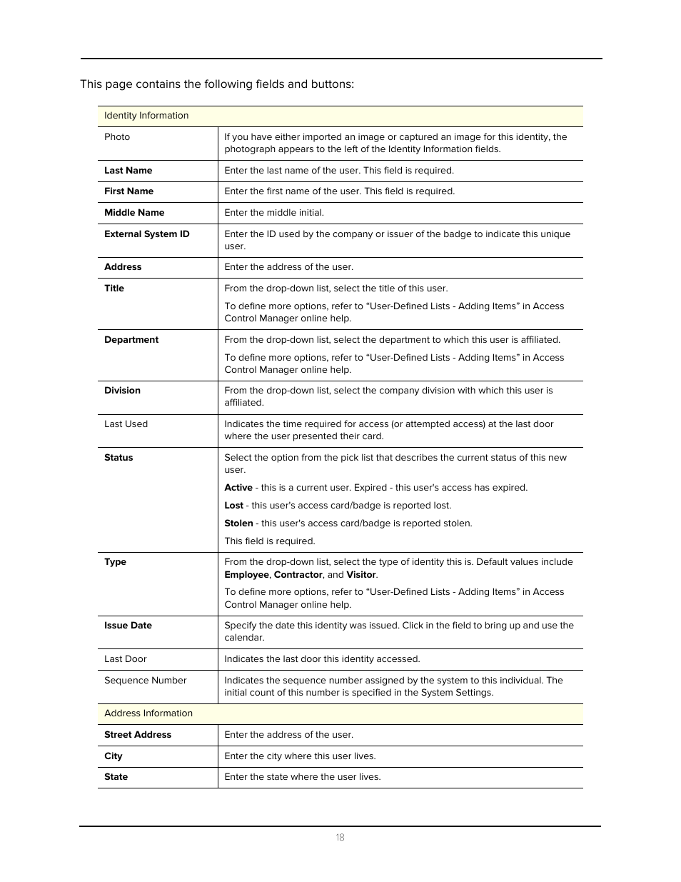 Avigilon Access Control Manager - Identity Enrollment and Credentialing User Manual | Page 22 / 60