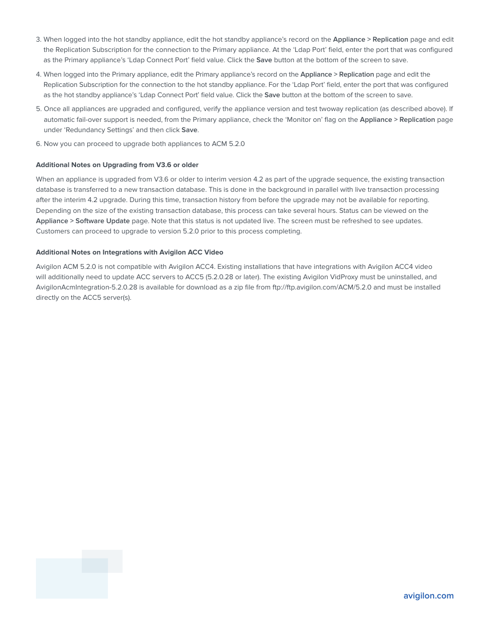 Avigilon Access Control Manager - Legacy RedCloud Upgrade Path Instructions User Manual | Page 3 / 3