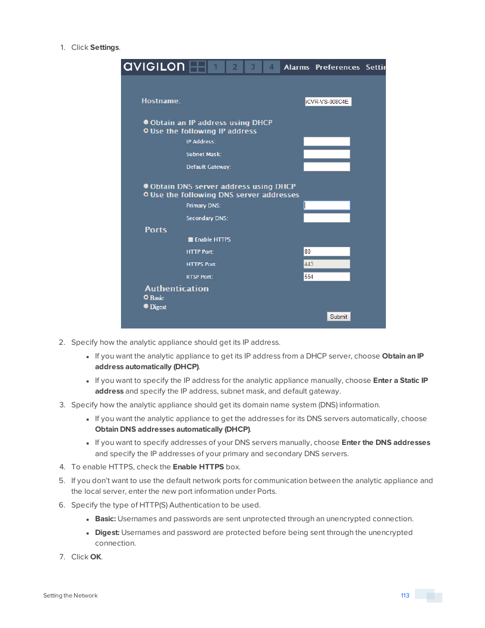 Avigilon View User Manual | Page 113 / 127