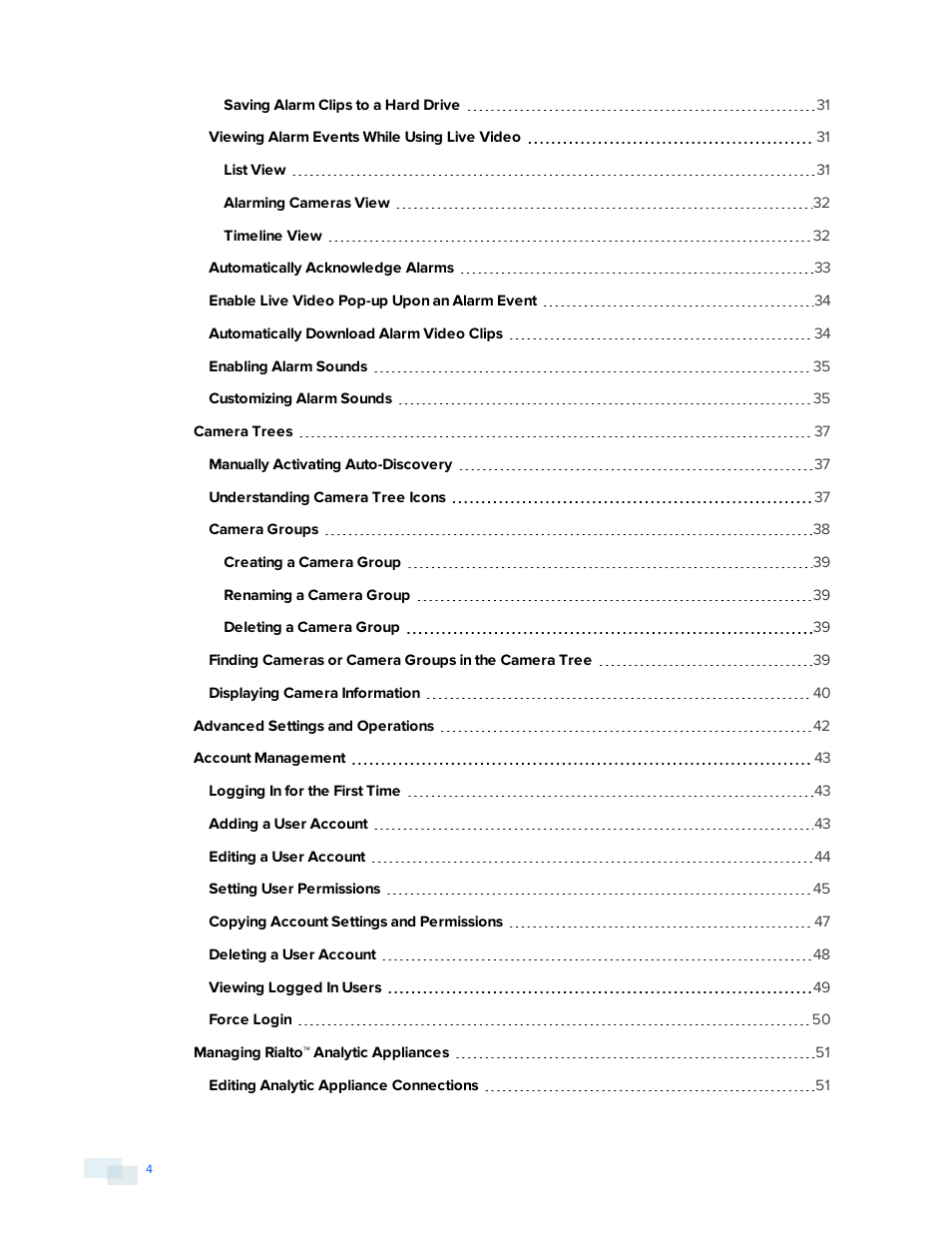 Avigilon View User Manual | Page 4 / 127