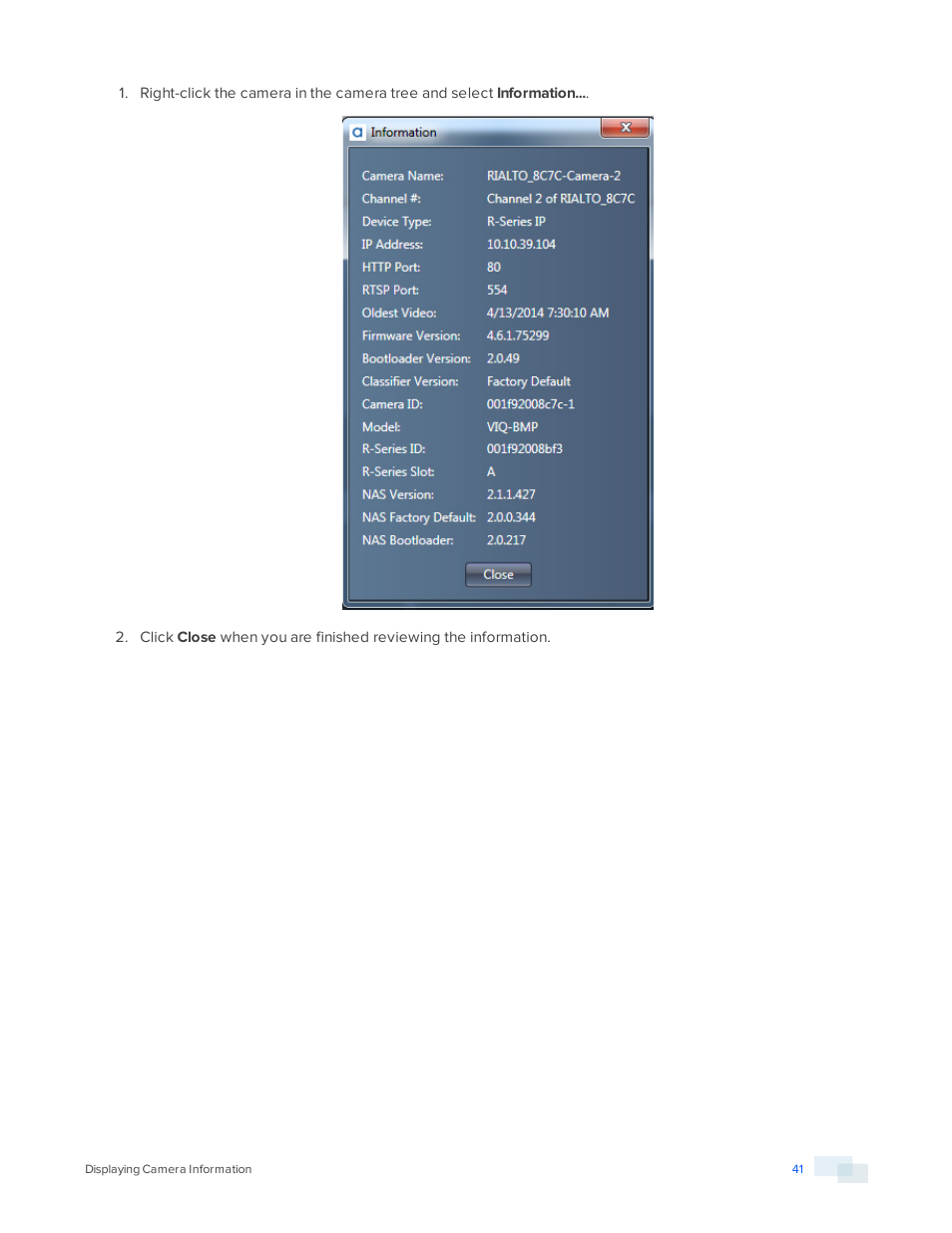 Avigilon View User Manual | Page 41 / 127