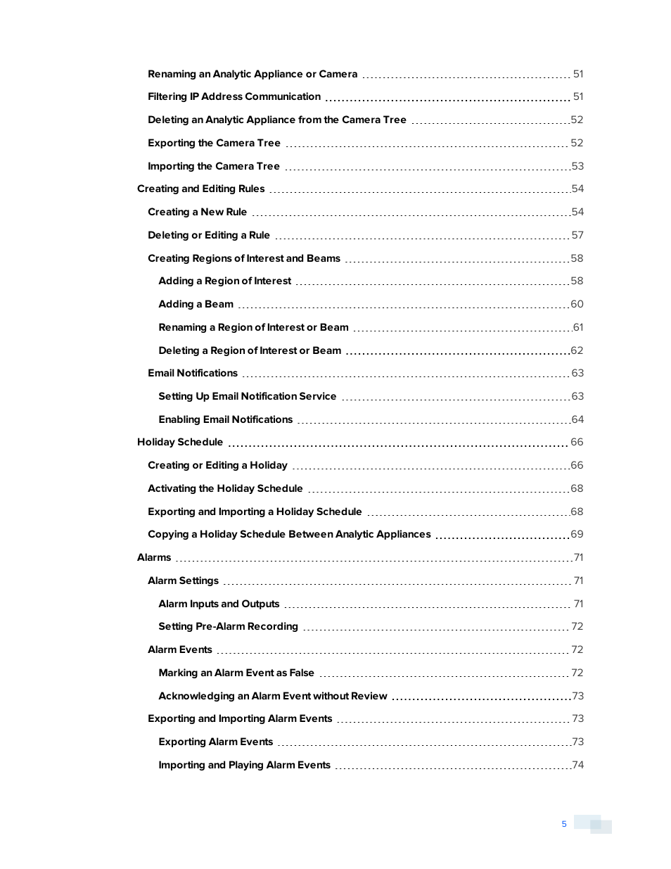 Avigilon View User Manual | Page 5 / 127