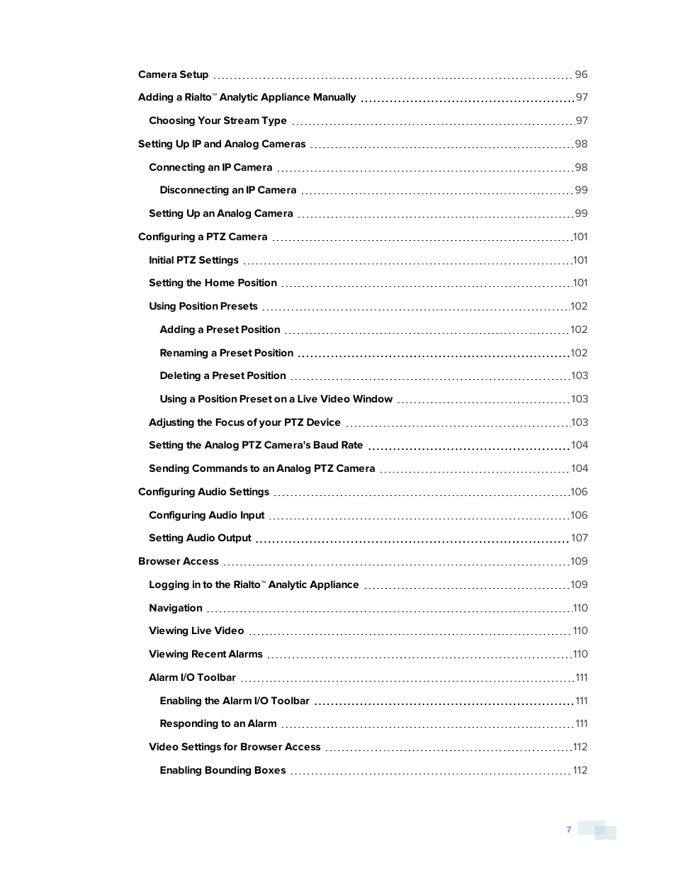 Avigilon View User Manual | Page 7 / 127