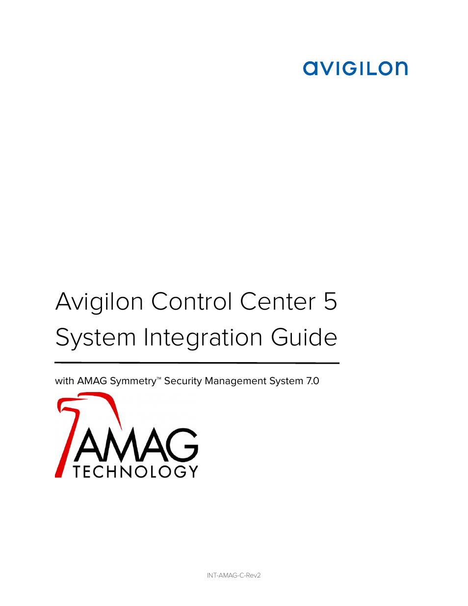 Avigilon AMAG Symmetry 7 Integration User Manual | 18 pages