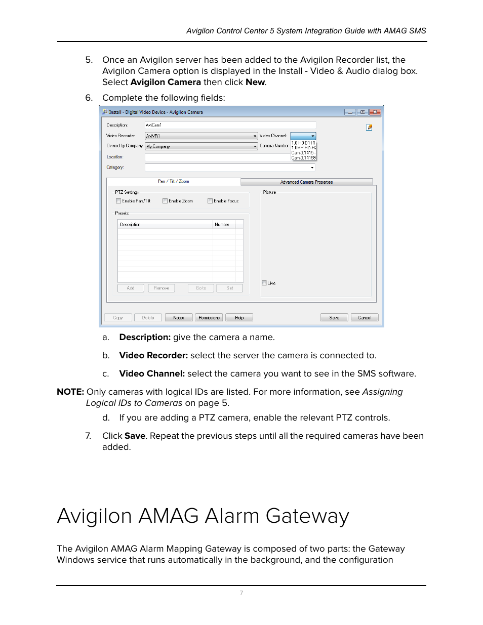 Avigilon amag alarm gateway | Avigilon AMAG Symmetry 7 Integration User Manual | Page 11 / 18