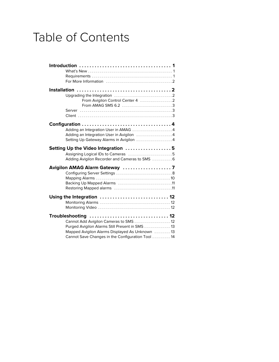 Avigilon AMAG Symmetry 7 Integration User Manual | Page 3 / 18