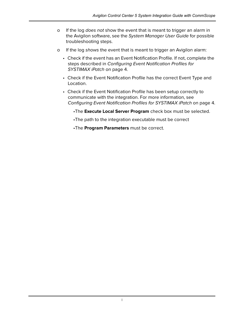 Avigilon CommScope iPatch Integration User Manual | Page 12 / 12