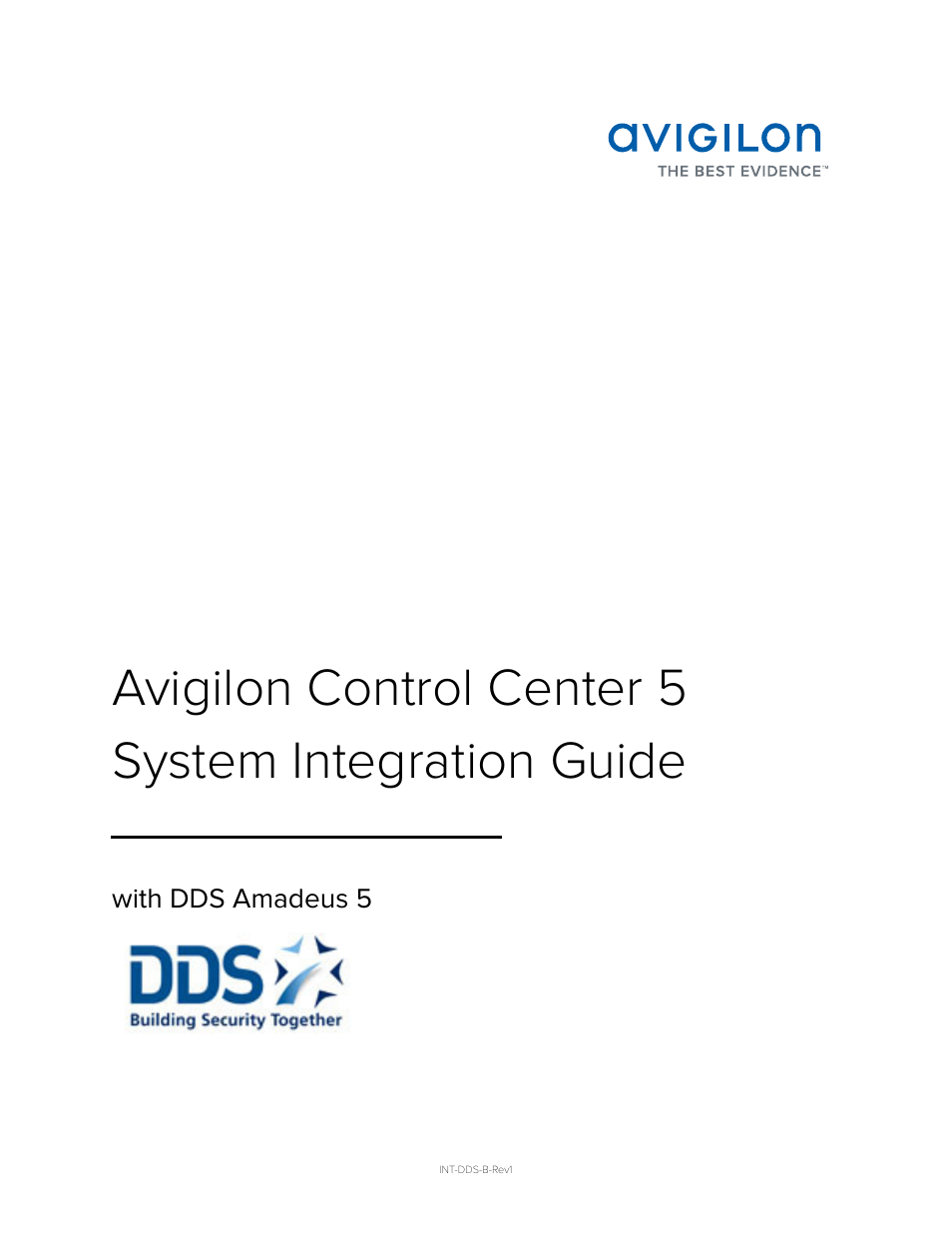 Avigilon DDS Amadeus Integration User Manual | 10 pages