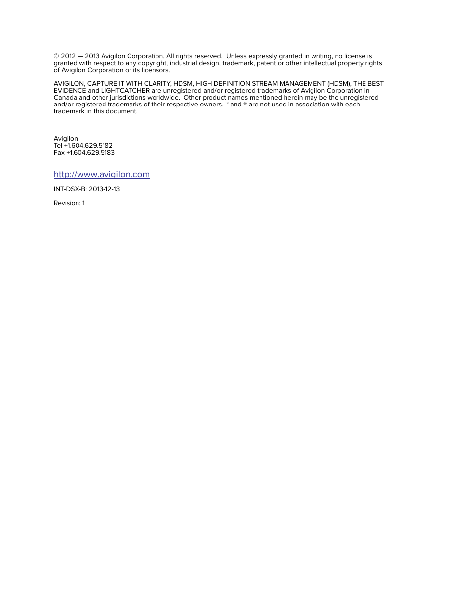 Avigilon DSX Access Systems Integration User Manual | Page 3 / 9