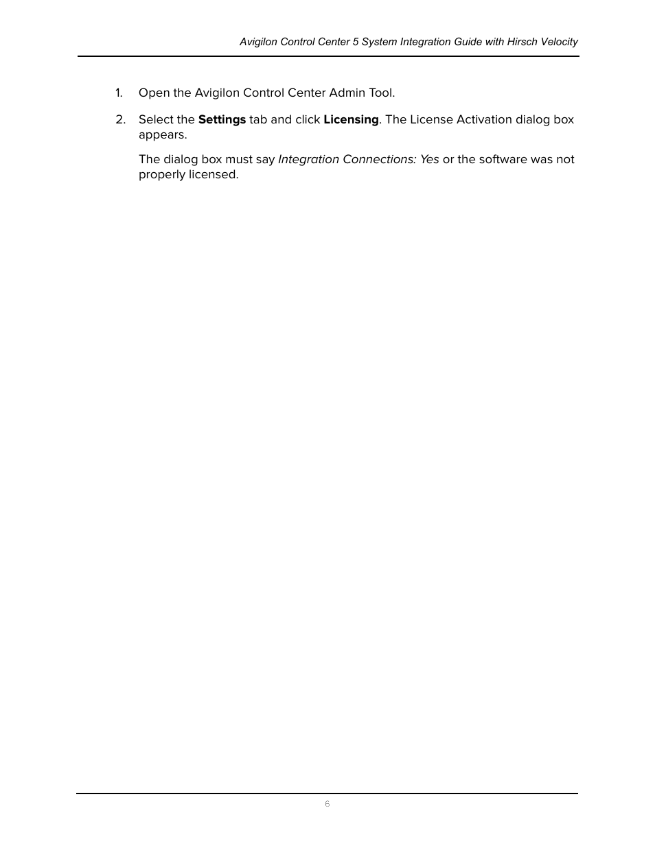 Avigilon Hirsch Velocity Integration User Manual | Page 10 / 21