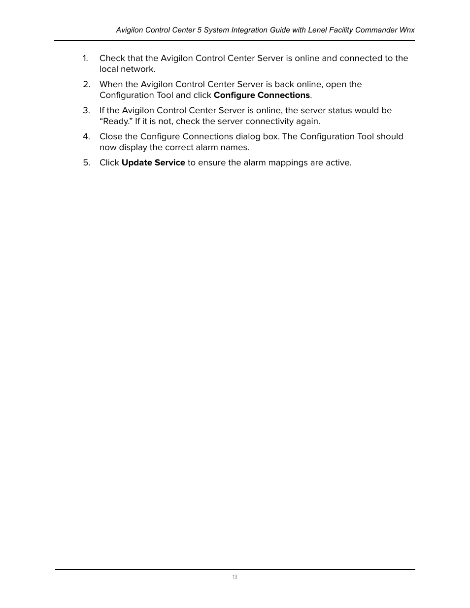 Avigilon Lenel (Previously GE) Facility Commander Wnx Integration User Manual | Page 16 / 16