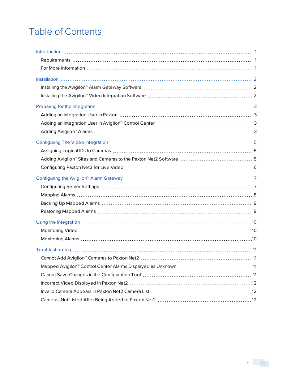 Avigilon Paxton Net2 Integration User Manual | Page 3 / 15