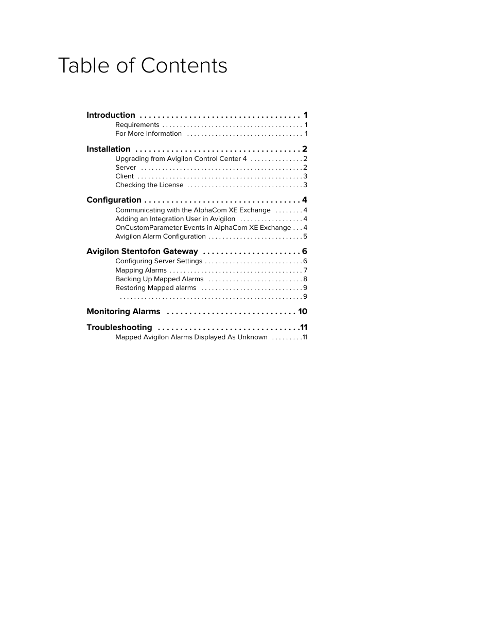 Avigilon Stentofon AlphaCom Integration User Manual | Page 3 / 14