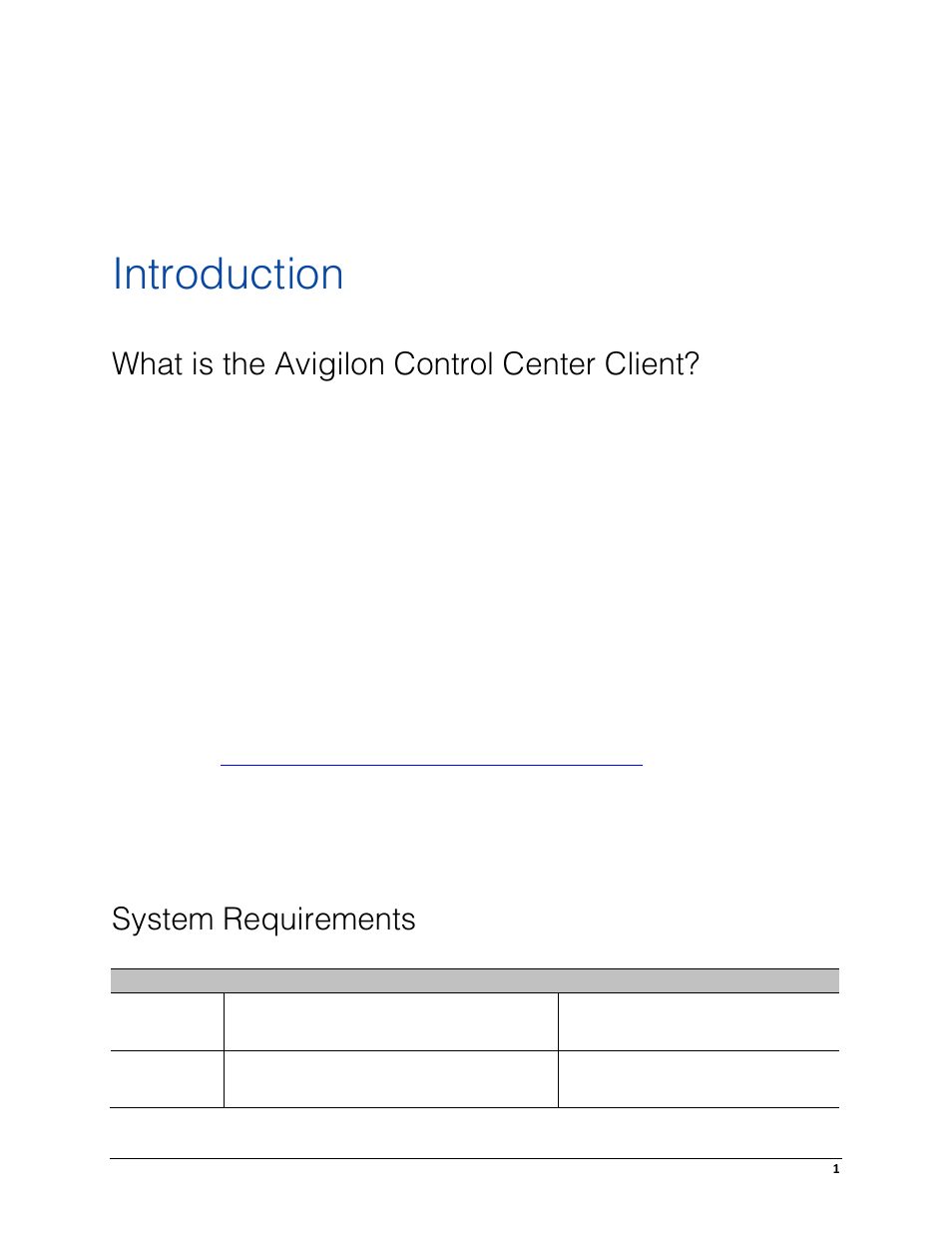 Introduction, What is the avigilon control center client, System requirements | Avigilon ACC Core Client Version 4.12 User Manual | Page 7 / 134