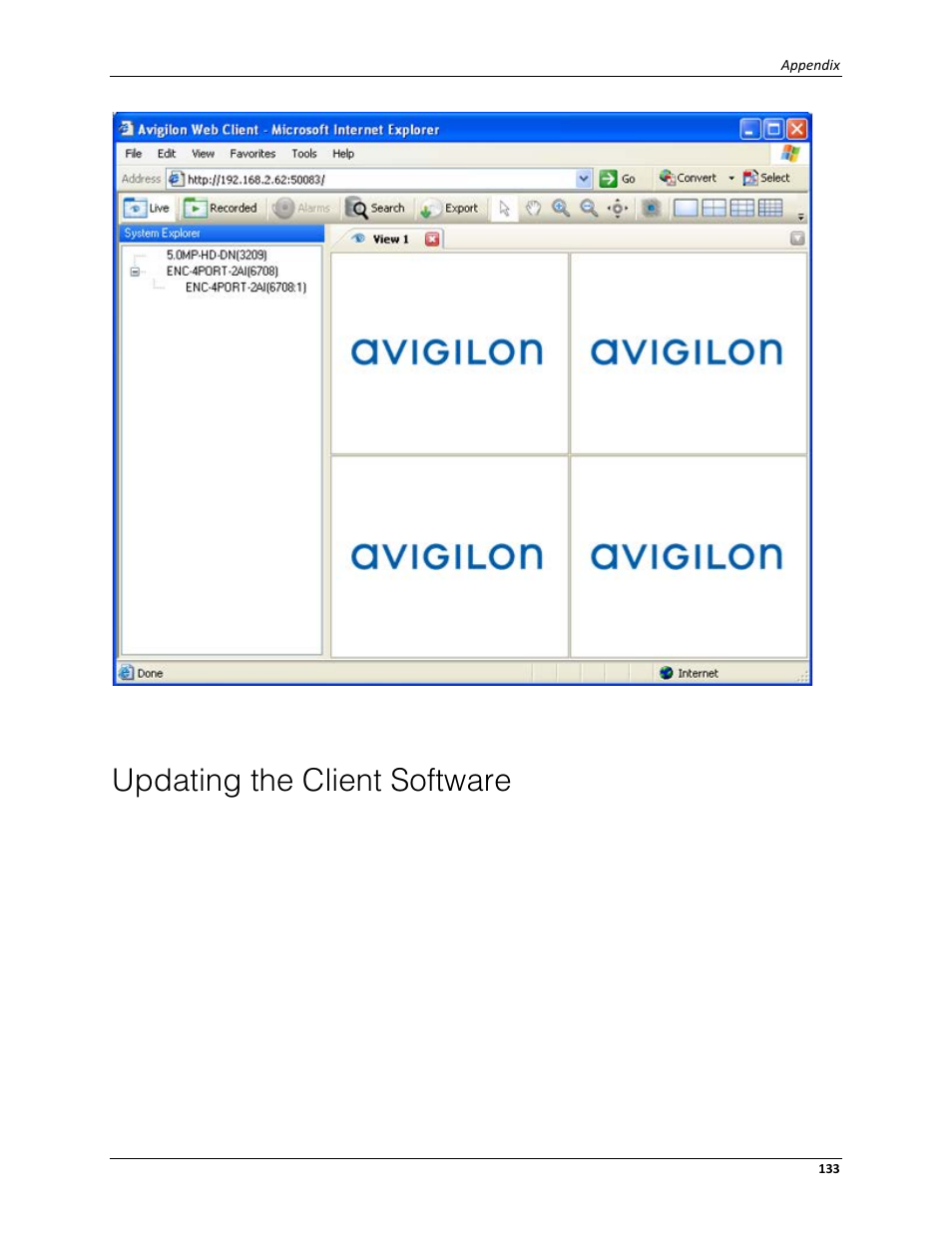 Updating the client software | Avigilon ACC Standard Client Version 4.12 User Manual | Page 141 / 159