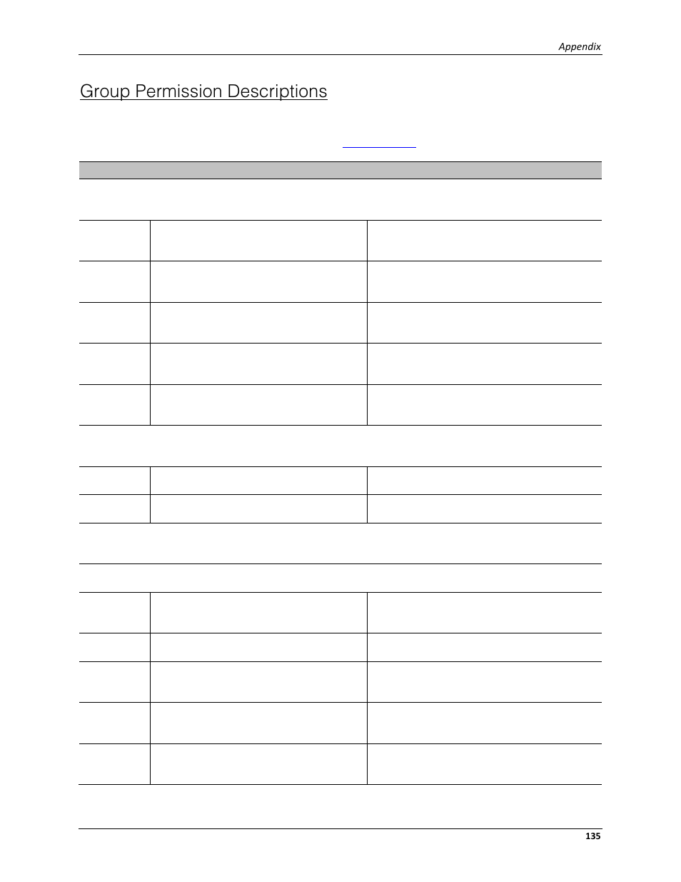 Group permission descriptions | Avigilon ACC Standard Client Version 4.12 User Manual | Page 143 / 159