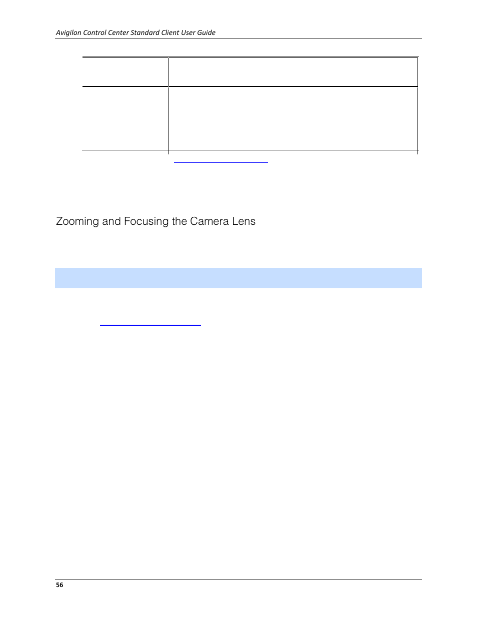 Zooming and focusing the camera lens | Avigilon ACC Standard Client Version 4.12 User Manual | Page 64 / 159