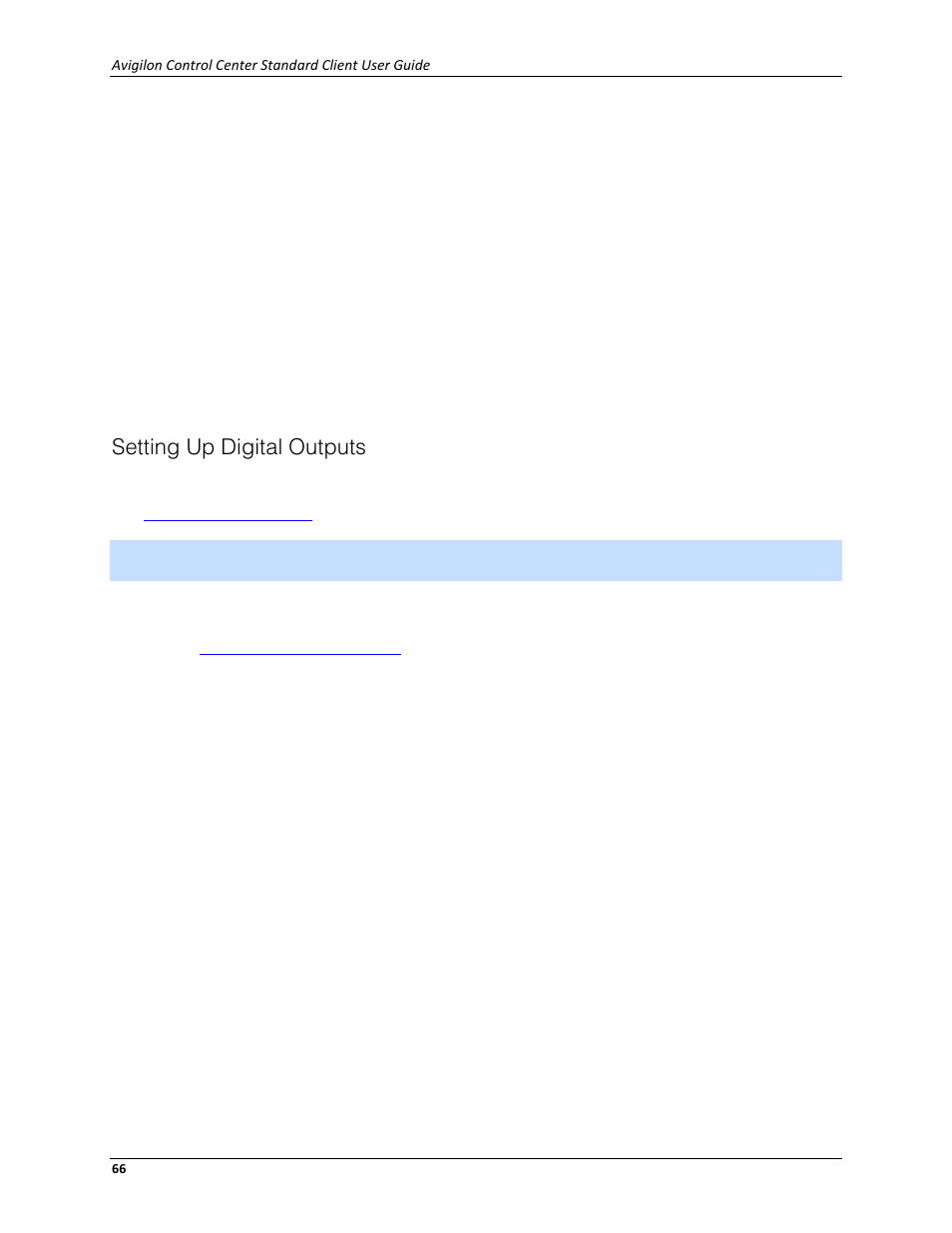 Setting up digital outputs | Avigilon ACC Standard Client Version 4.12 User Manual | Page 74 / 159