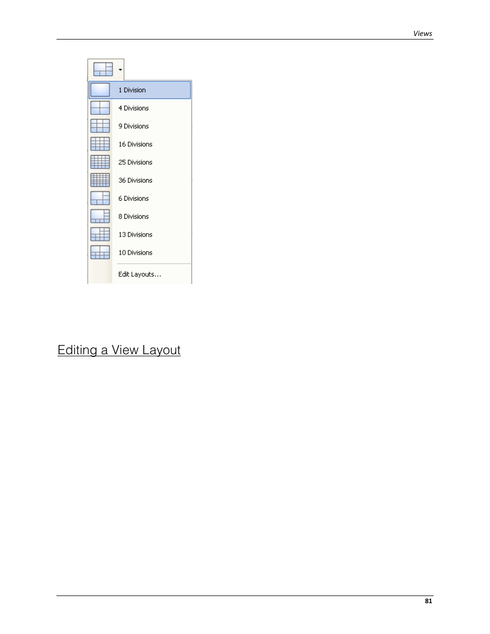 Editing a view layout | Avigilon ACC Standard Client Version 4.12 User Manual | Page 89 / 159