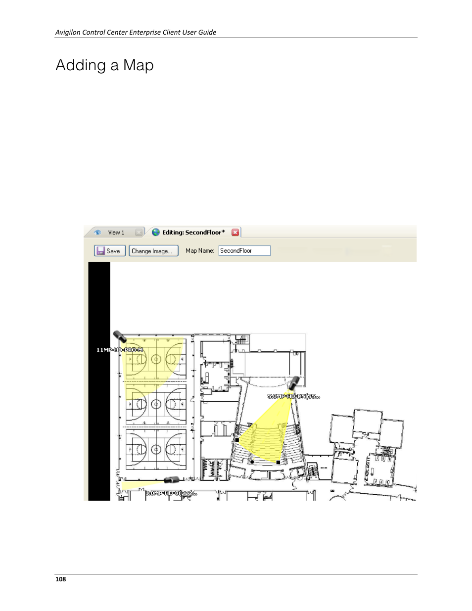 Adding a map | Avigilon ACC Enterprise Client Version 4.12 User Manual | Page 116 / 214