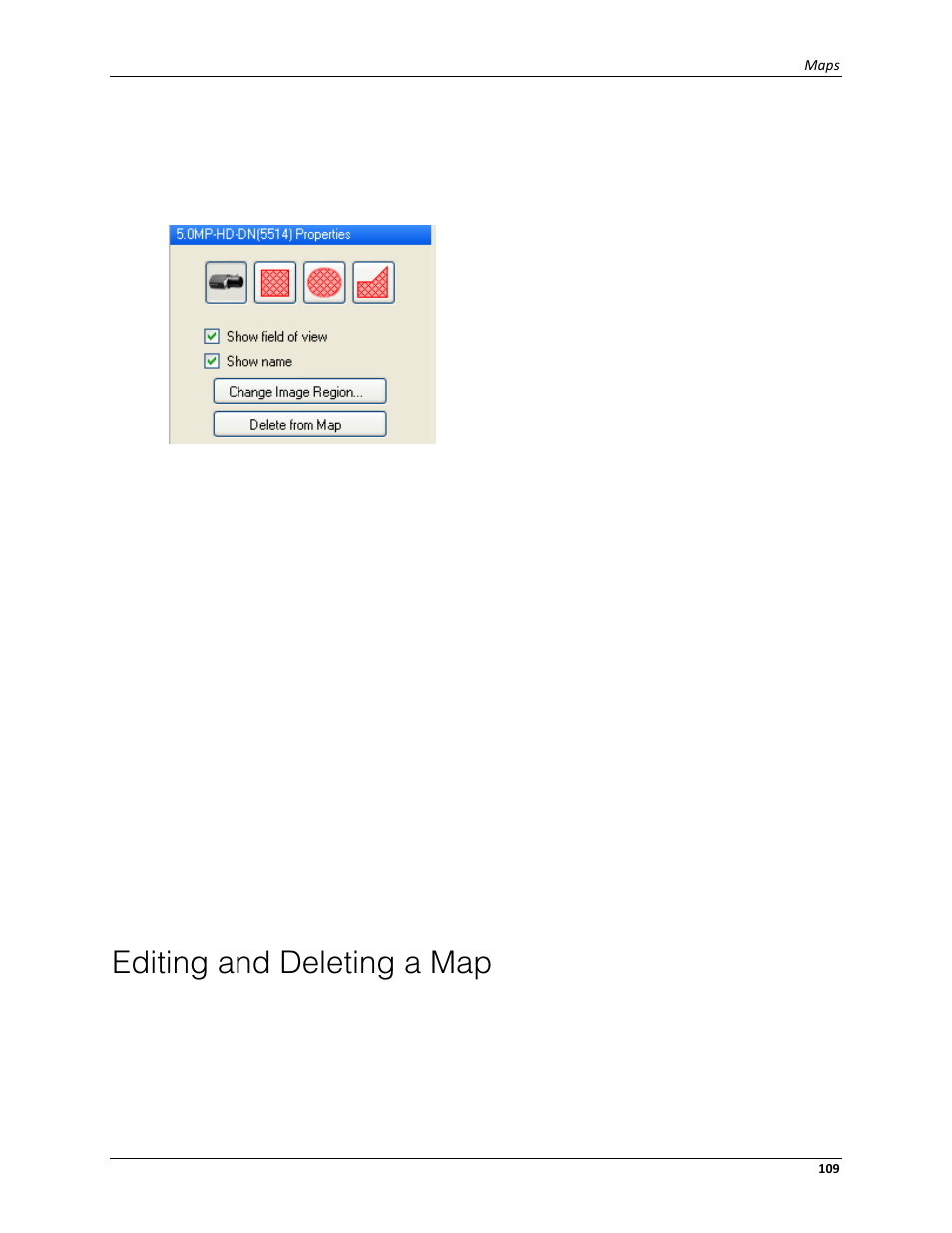 Editing and deleting a map | Avigilon ACC Enterprise Client Version 4.12 User Manual | Page 117 / 214