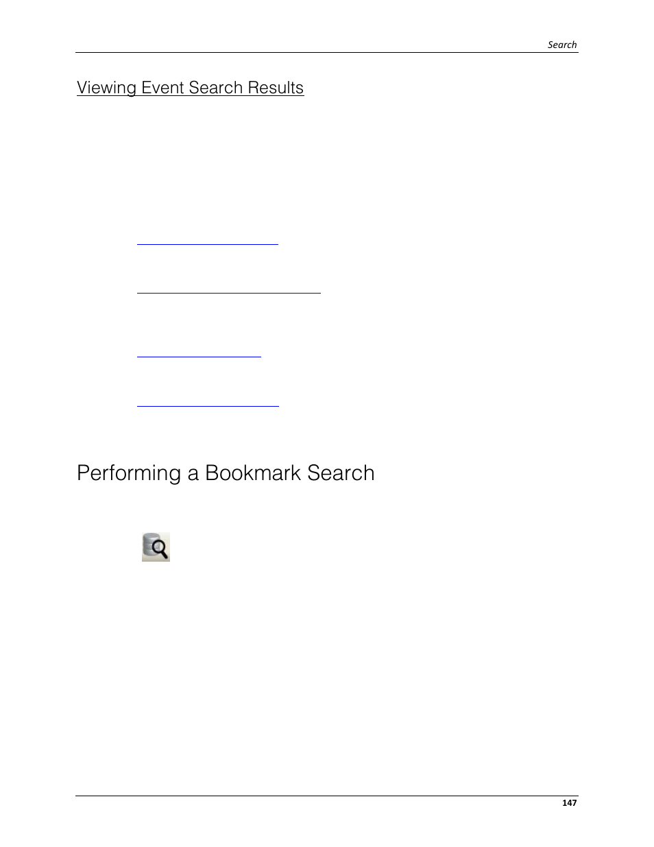 Viewing event search results, Performing a bookmark search | Avigilon ACC Enterprise Client Version 4.12 User Manual | Page 155 / 214