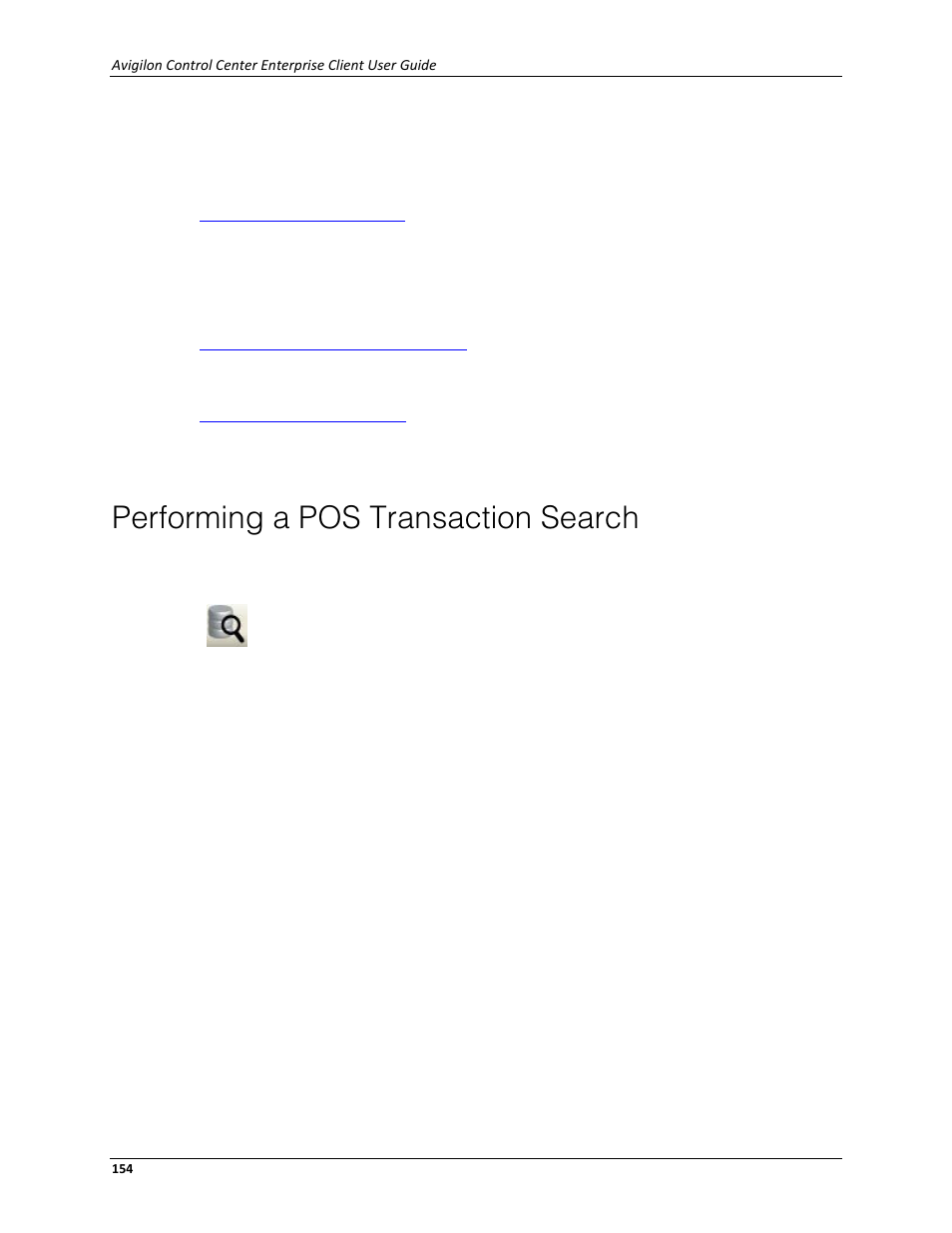 Performing a pos transaction search | Avigilon ACC Enterprise Client Version 4.12 User Manual | Page 162 / 214