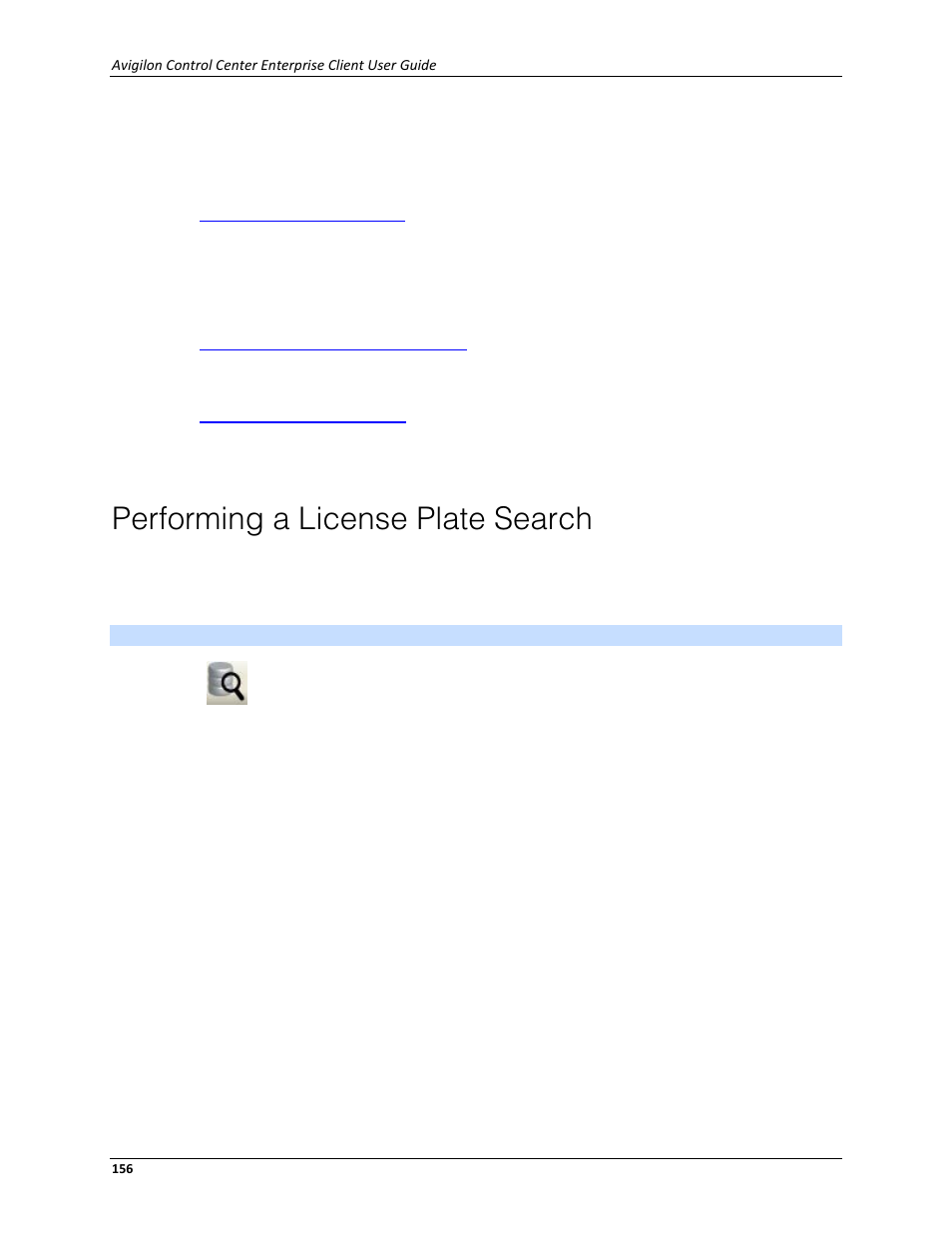 Performing a license plate search | Avigilon ACC Enterprise Client Version 4.12 User Manual | Page 164 / 214