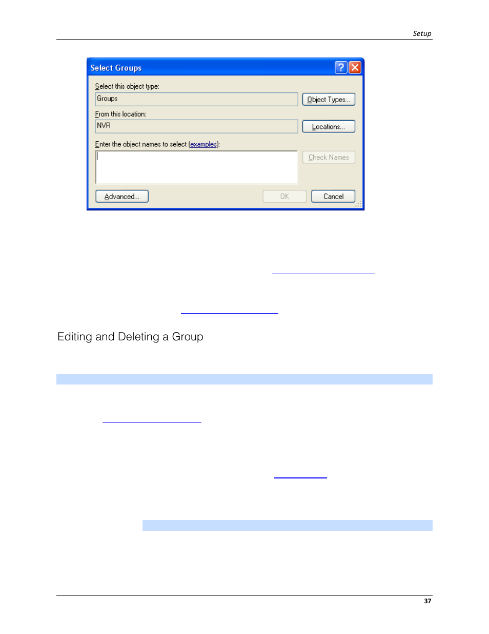 Editing and deleting a group | Avigilon ACC Enterprise Client Version 4.12 User Manual | Page 45 / 214