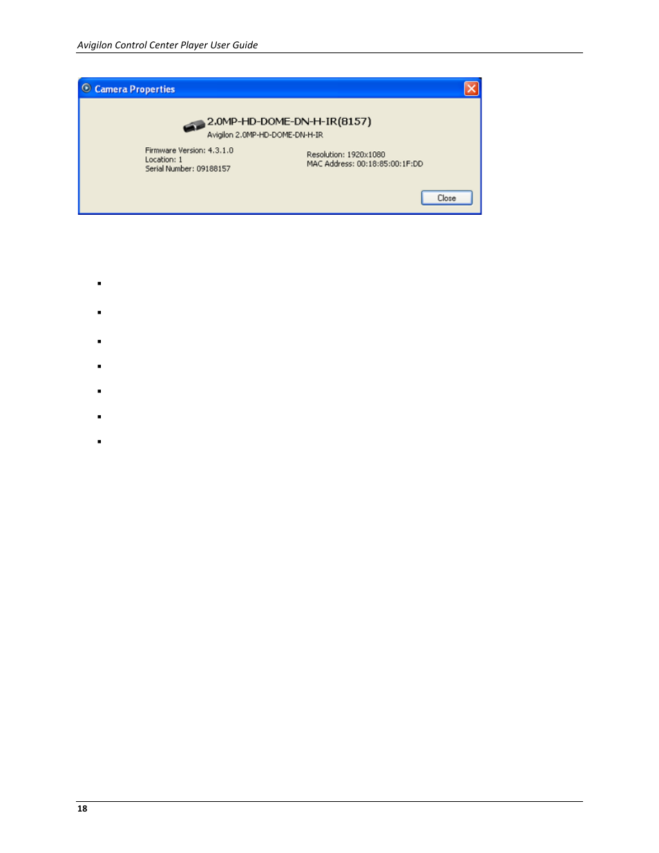 Avigilon ACC Player Version 4.12 User Manual | Page 22 / 49