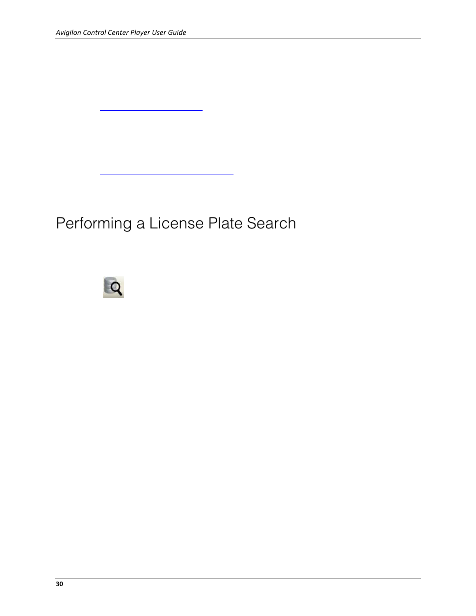 Performing a license plate search | Avigilon ACC Player Version 4.12 User Manual | Page 34 / 49