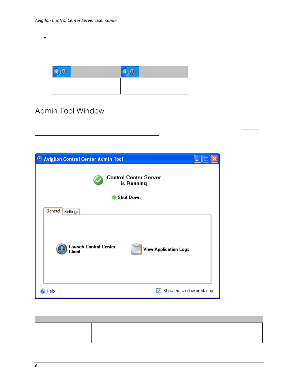 Admin tool window | Avigilon ACC Server Version 4.12 User Manual | Page 10 / 50