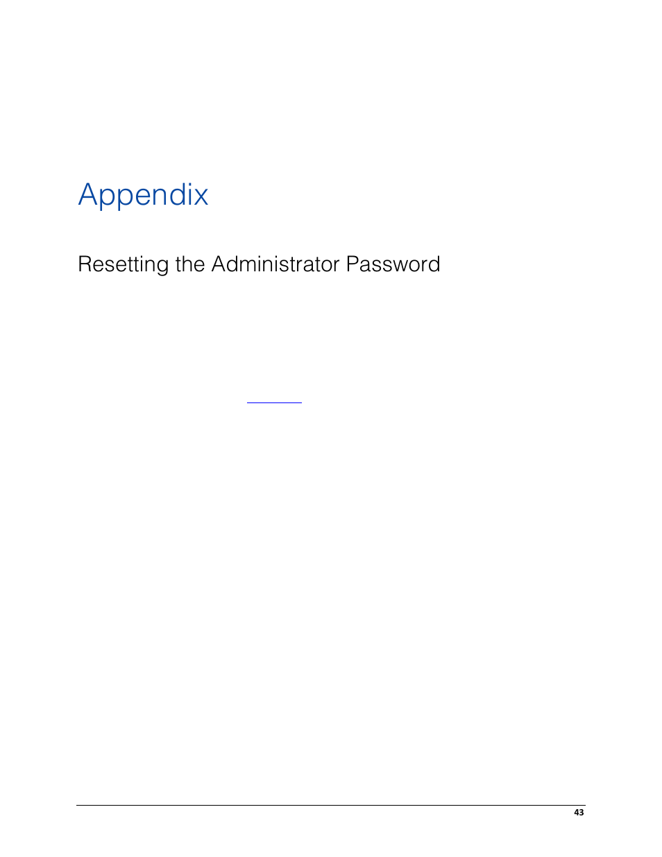 Appendix, Resetting the administrator password | Avigilon ACC Server Version 4.12 User Manual | Page 47 / 50