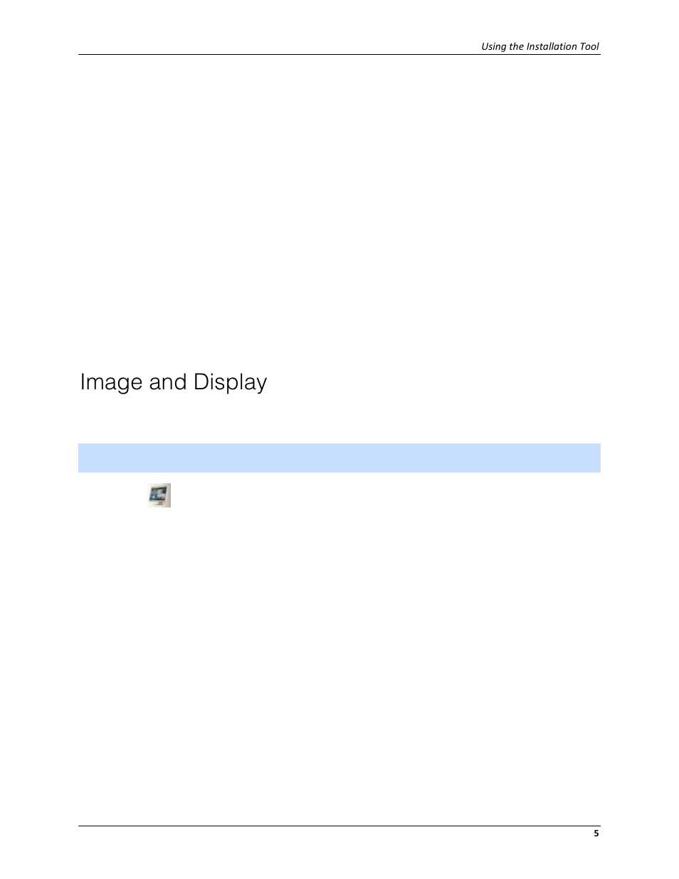 Image and display, Image, And display | Avigilon ACC Camera Installation Tool Version 4.12 User Manual | Page 9 / 16