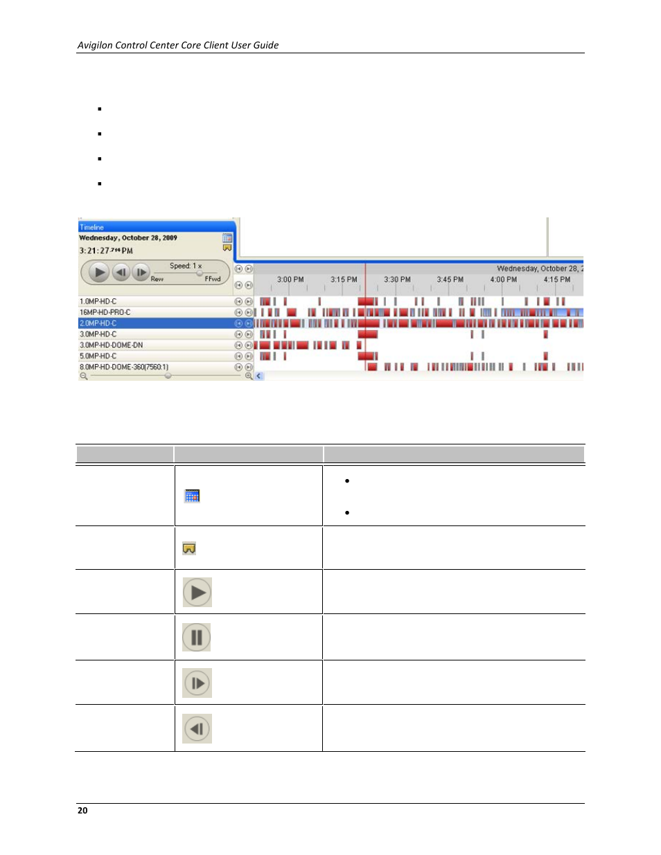 Avigilon ACC Core Web Client Version 4.12 User Manual | Page 24 / 49