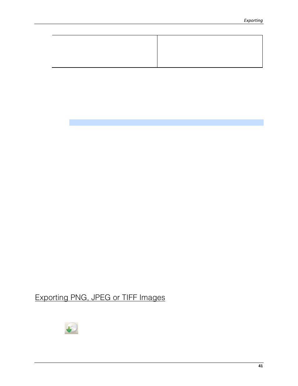 Exporting png, jpeg or tiff images | Avigilon ACC Core Web Client Version 4.12 User Manual | Page 45 / 49