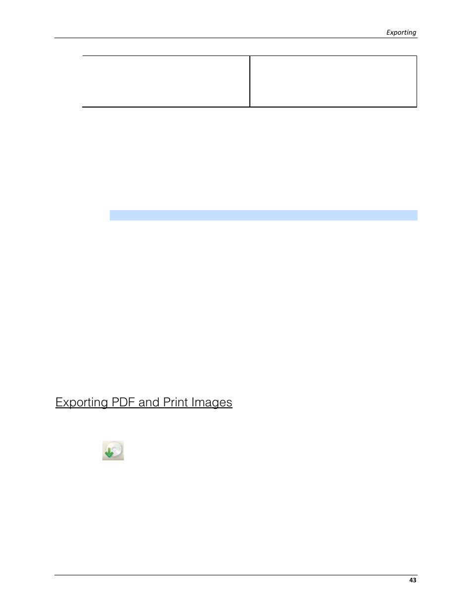 Exporting pdf and print images | Avigilon ACC Core Web Client Version 4.12 User Manual | Page 47 / 49