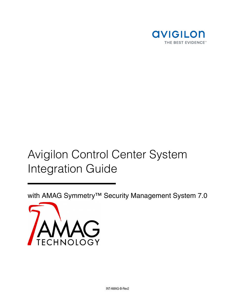 Avigilon AMAG Symmetry Integration User Manual | 16 pages