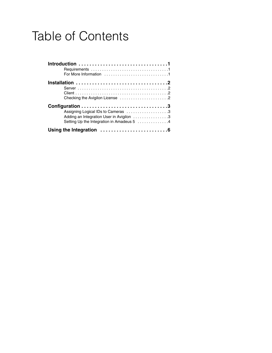 Avigilon DDS Amadeus 5 Integration User Manual | Page 3 / 10