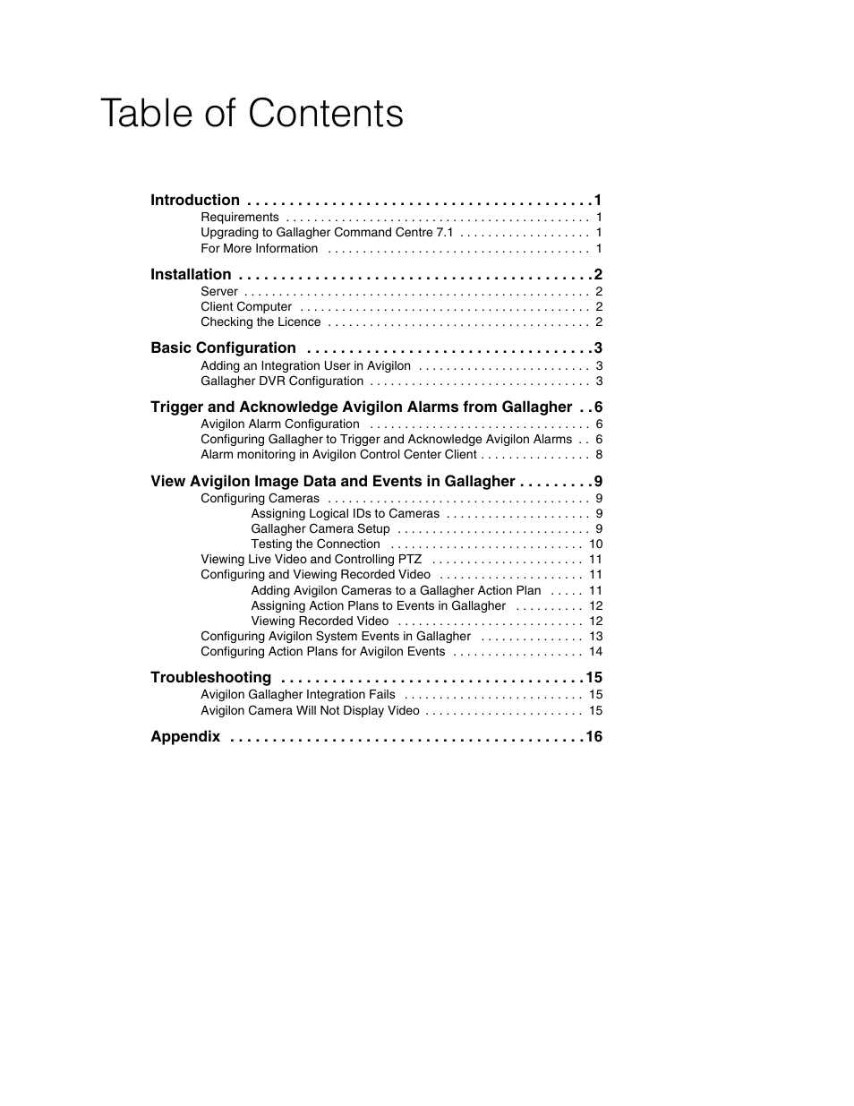 Avigilon Gallagher Command Center Integration User Manual | Page 3 / 19