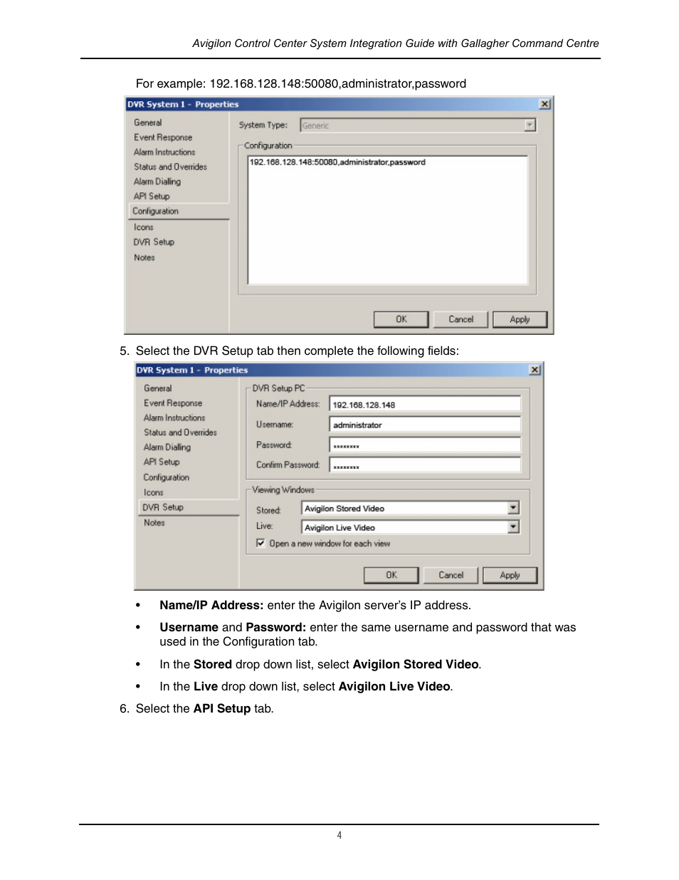 Avigilon Gallagher Command Center Integration User Manual | Page 7 / 19