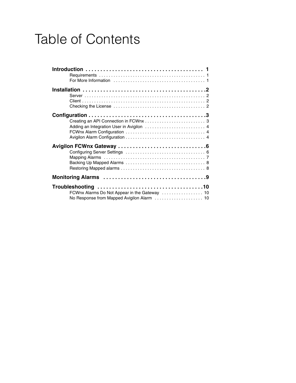 Avigilon GE Facility Commander Wnx Integration User Manual | Page 3 / 13