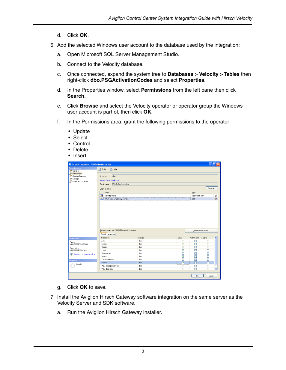 Avigilon Hirsch Velocity Integration User Manual | Page 6 / 16