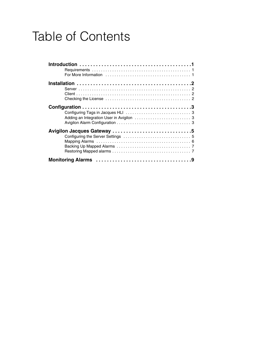 Avigilon Jacques VoIP Voice Communication System Integration User Manual | Page 3 / 12