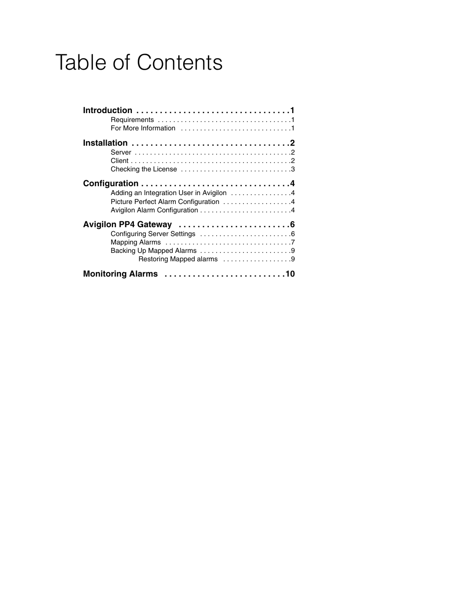 Avigilon Picture Perfect 4 Integration User Manual | Page 3 / 13
